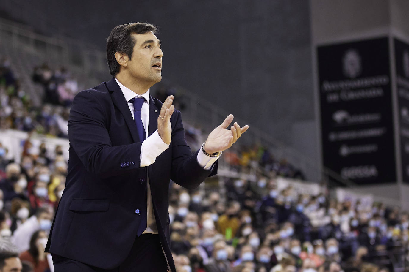 Jugadas del partido entre el Covirán y el Lleida