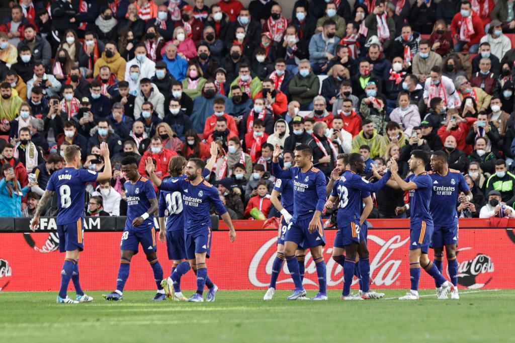 Las imágenes de la victoria del Real Madrid en Los Cármenes