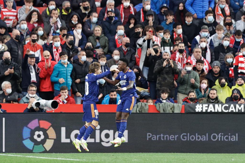 Las imágenes de la victoria del Real Madrid en Los Cármenes