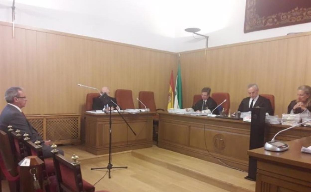 Juicio en la Audiencia de Granada en junio de 2019 contra el coronel acusado de narcotráfico. 