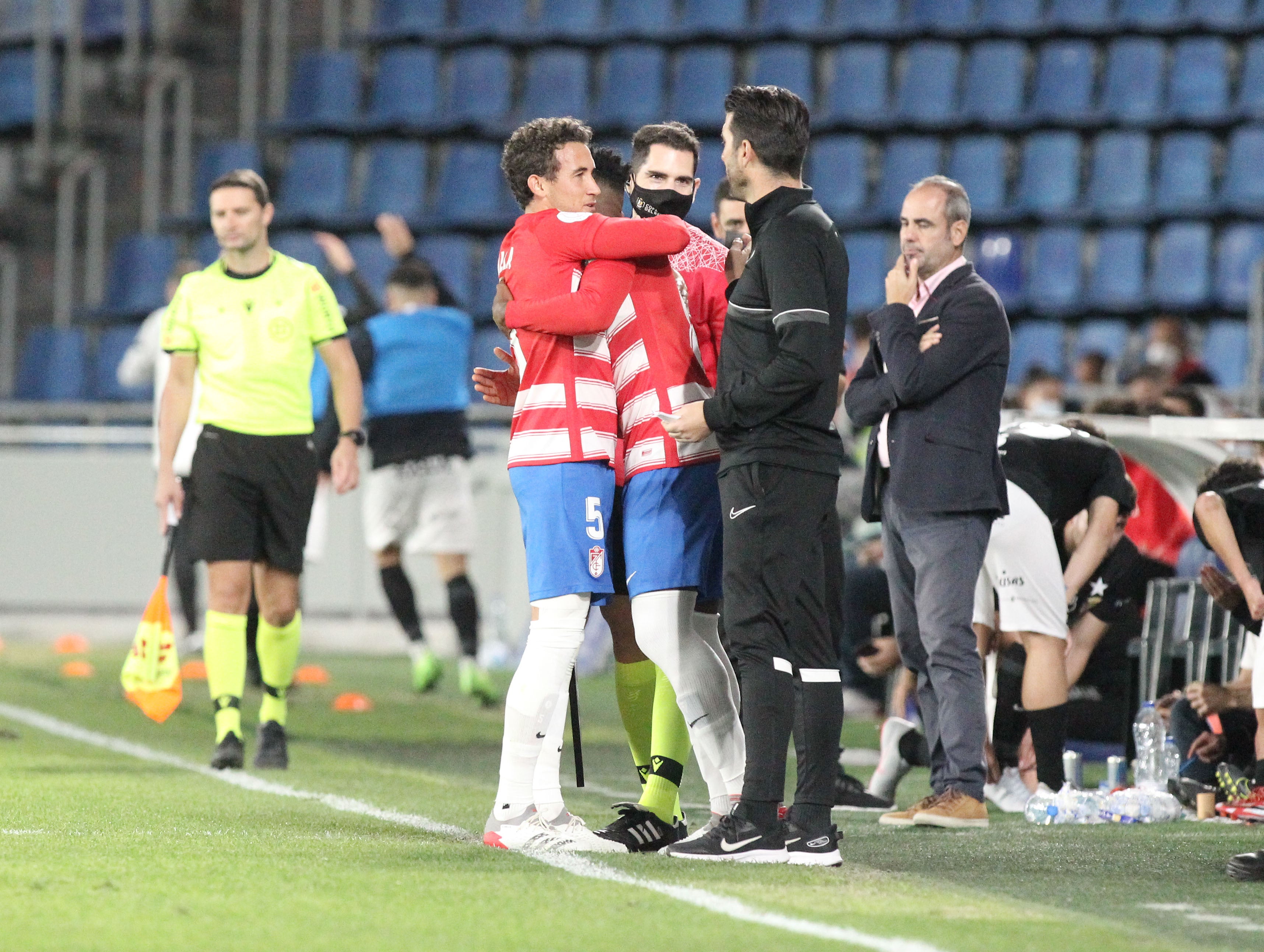 El equipo rojiblanco se enfrentó al Laguna en el Heliodoro para estrenar la temporada de Copa del Rey
