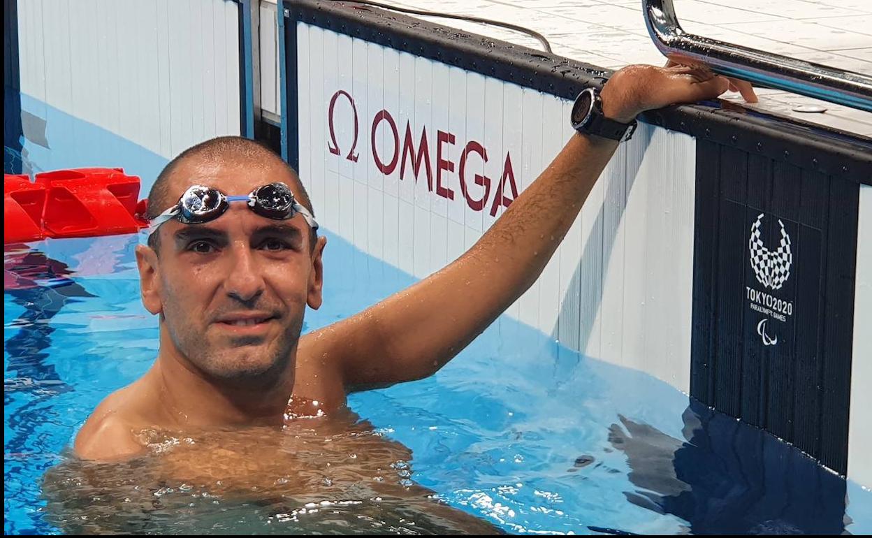 El nadador Miguel Ángel Martínez. 