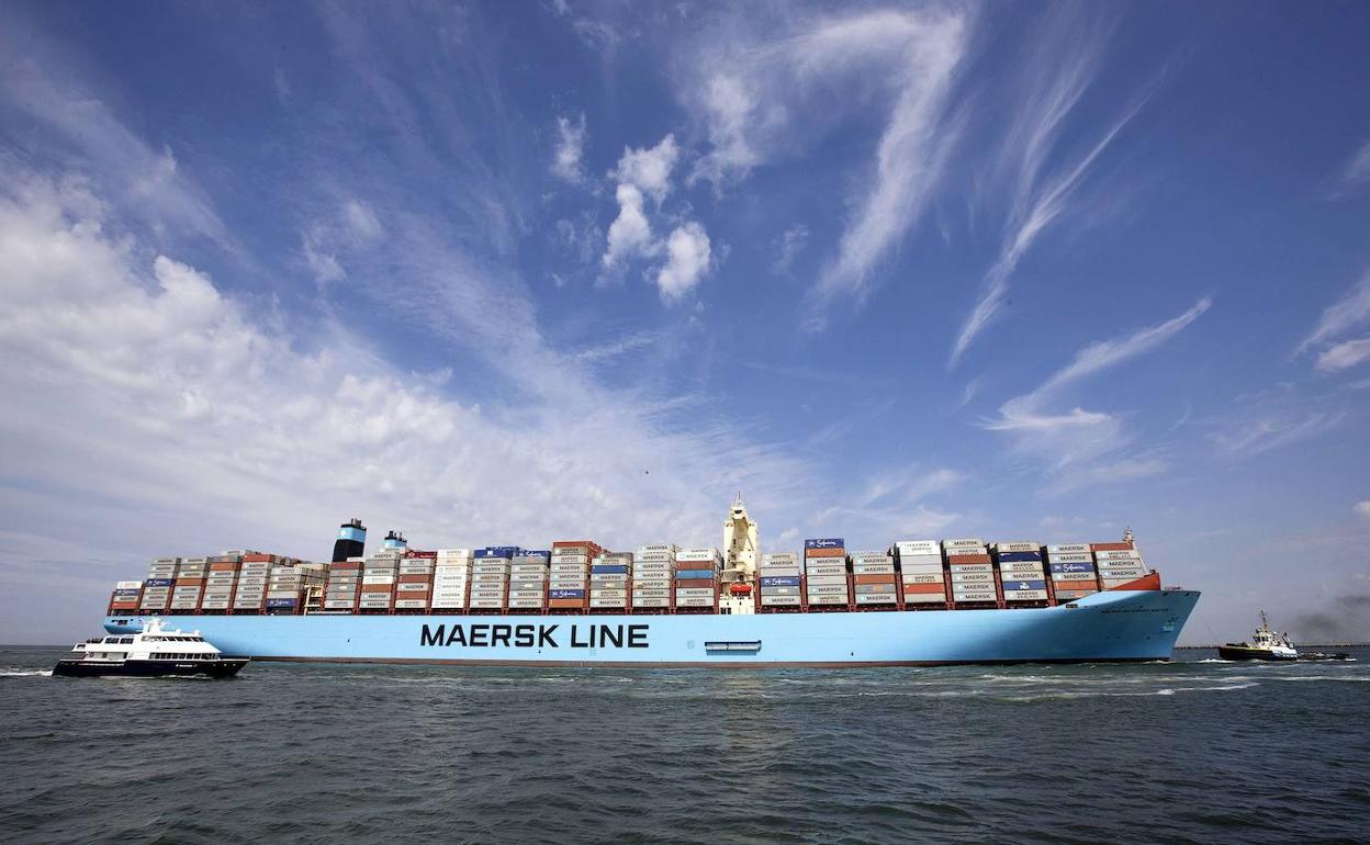 Maersk Line, el mayor operador mundial de barcos contenedores. 