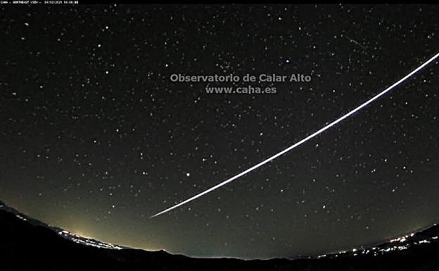 Imagen tomada por la cámara 360º del Observatorio de Calar Alto