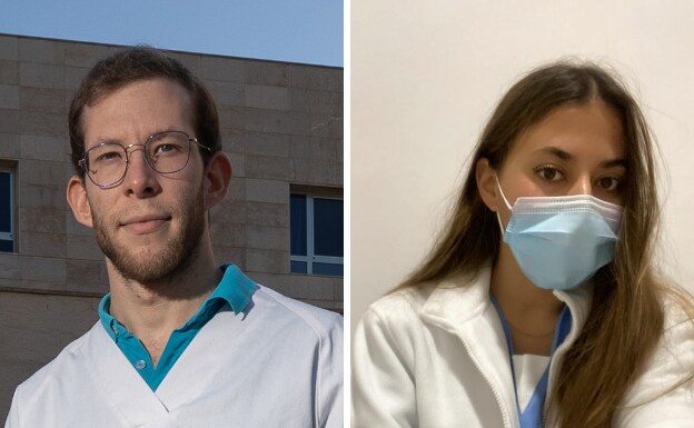 Francisco López y Claudia Guerrero, profesionales de Granada emigrados a Cataluña.