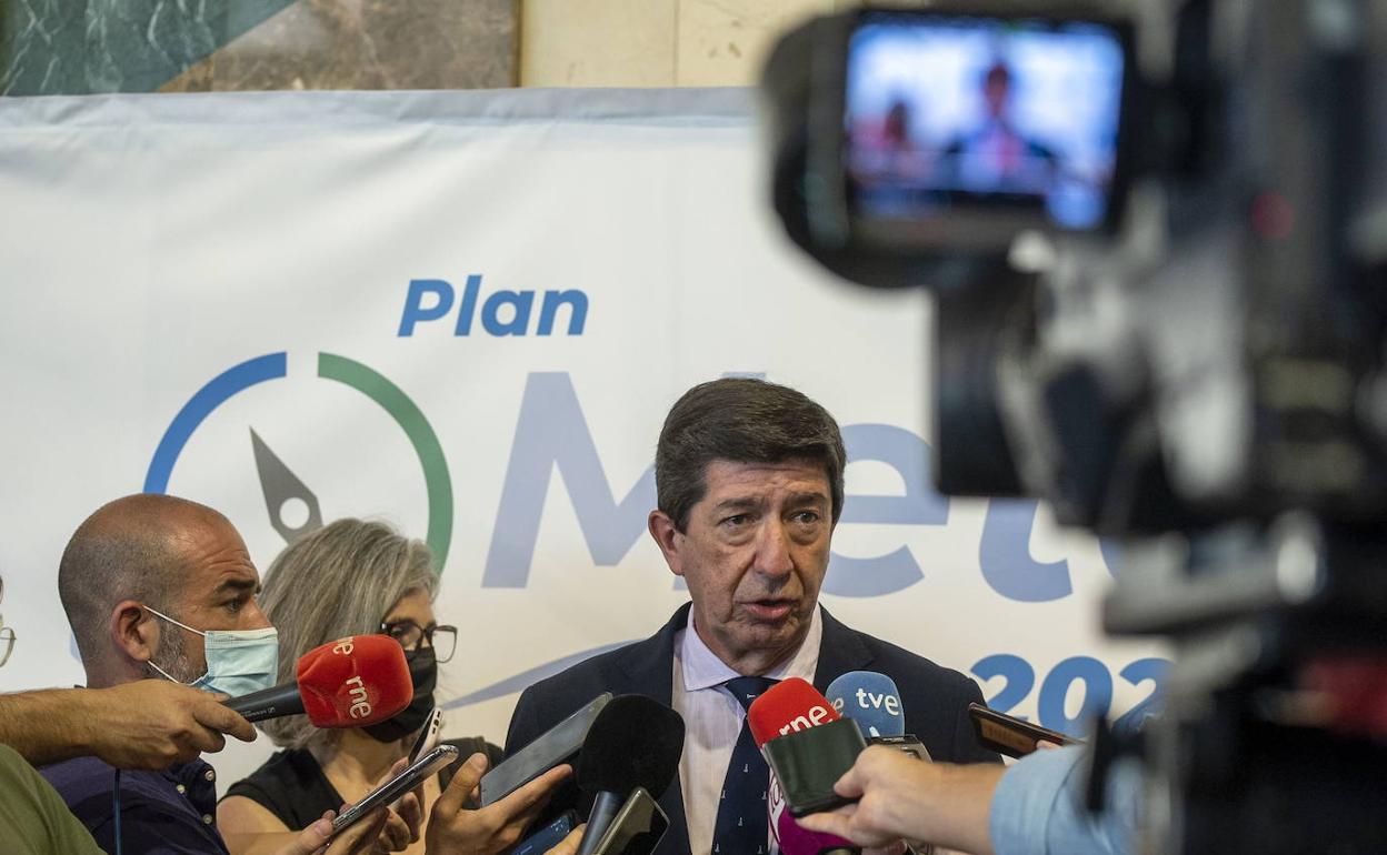 Juan Marín, vicepresidente de la Junta de Andalucía y coordinador andaluz de Ciudadanos. 