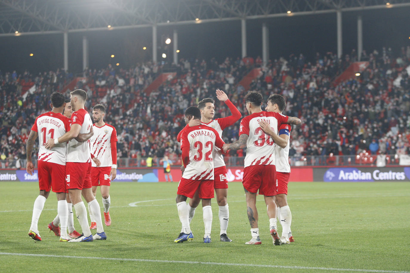 Las mejores imágenes del Almería-Zaragoza
