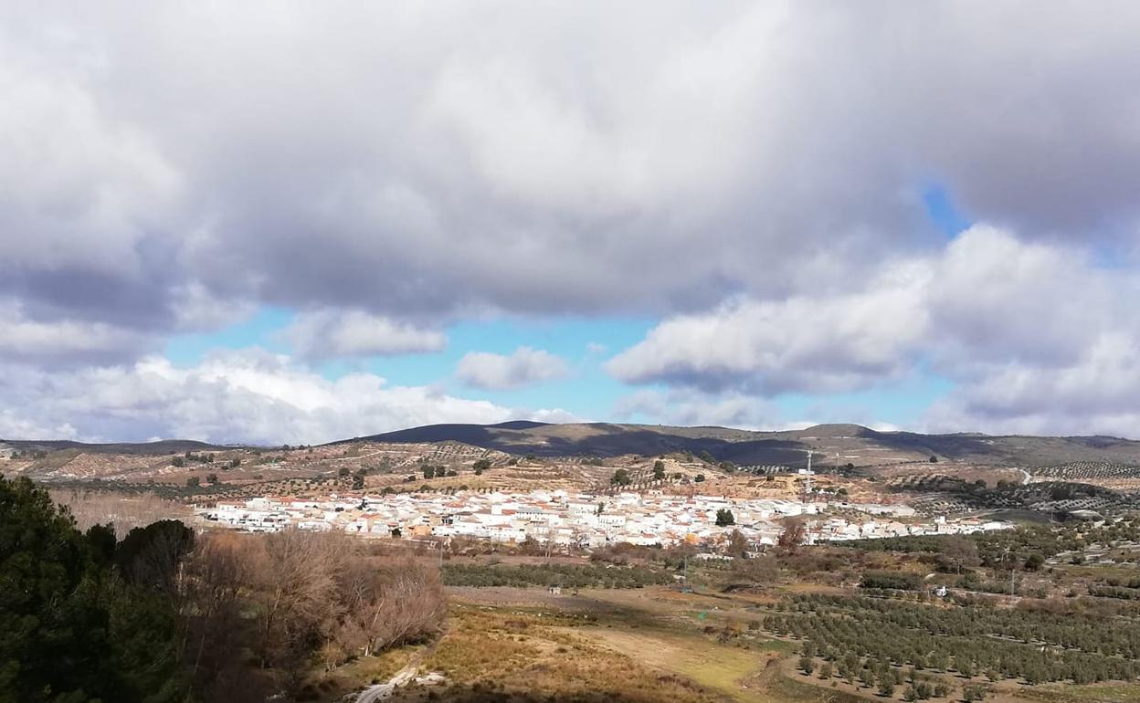 Vista del municipio de Jayena, el de mayor tasa de contagios de Granada.