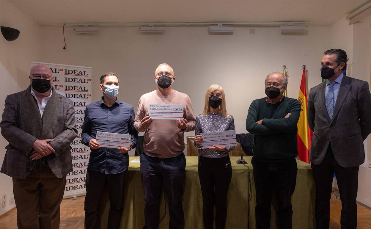 Eduardo Peralta, Miguel Martínez, José Antonio Guzmán, María Jesús López, Eduardo Castro y Carlos Hernández.