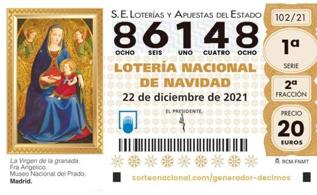 Sorteo de Navidad 2021: El 86.148, el Gordo, primer premio del sorteo de la Lotería de Navidad, cae en Ayamonte, Santoña, Las Palmas y Madrid