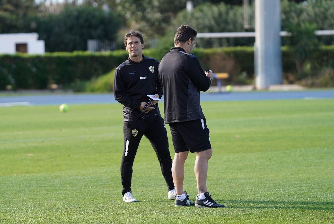 Rubi ha anunciado la situación con la que la UD Almería afronta el envite del domingo. 