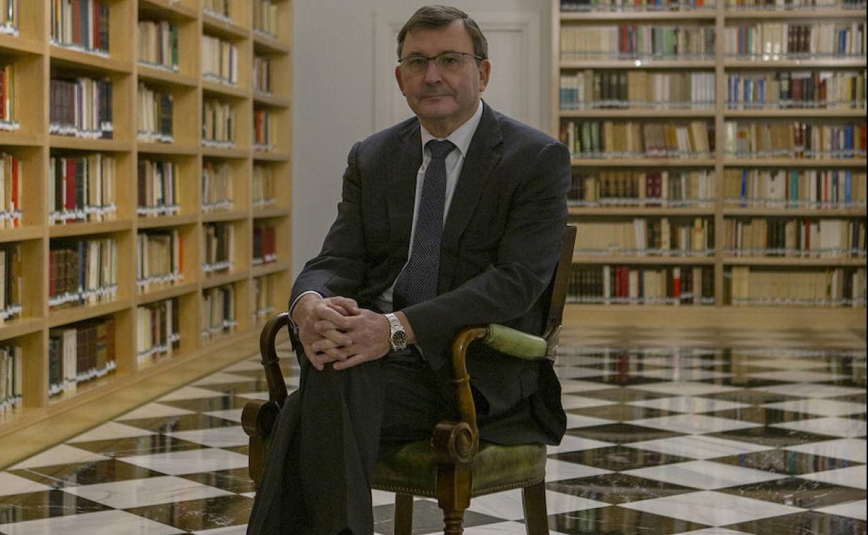 José Ángel Martínez Sanchiz, en la sede del Consejo General del Notariado