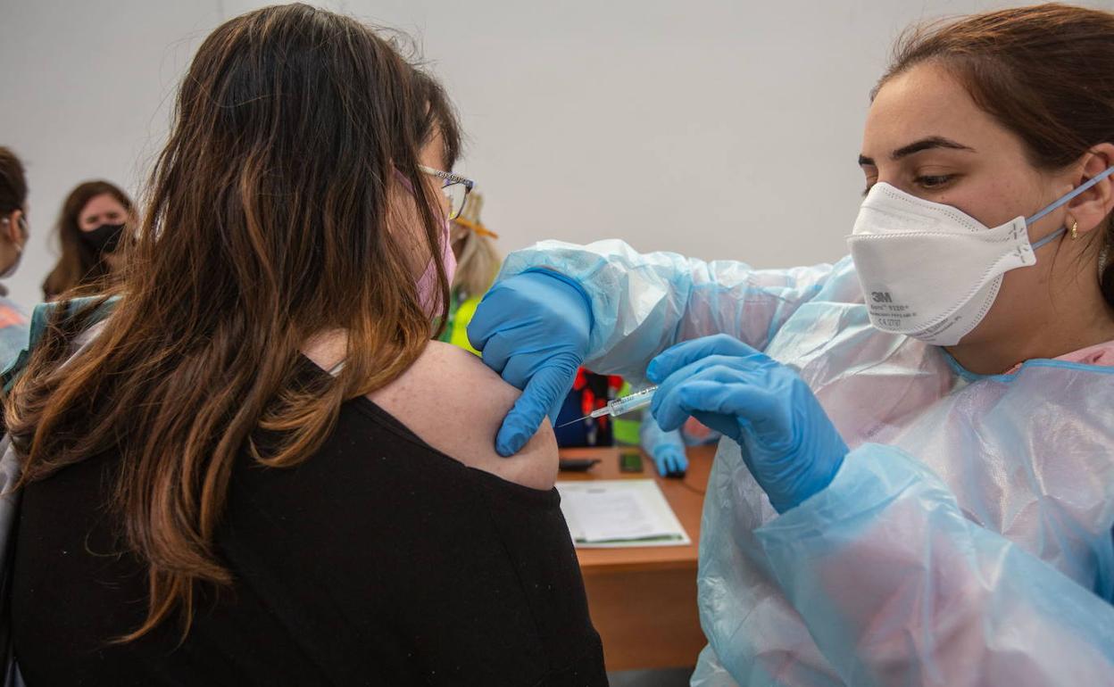 Vacunación contra la covid.