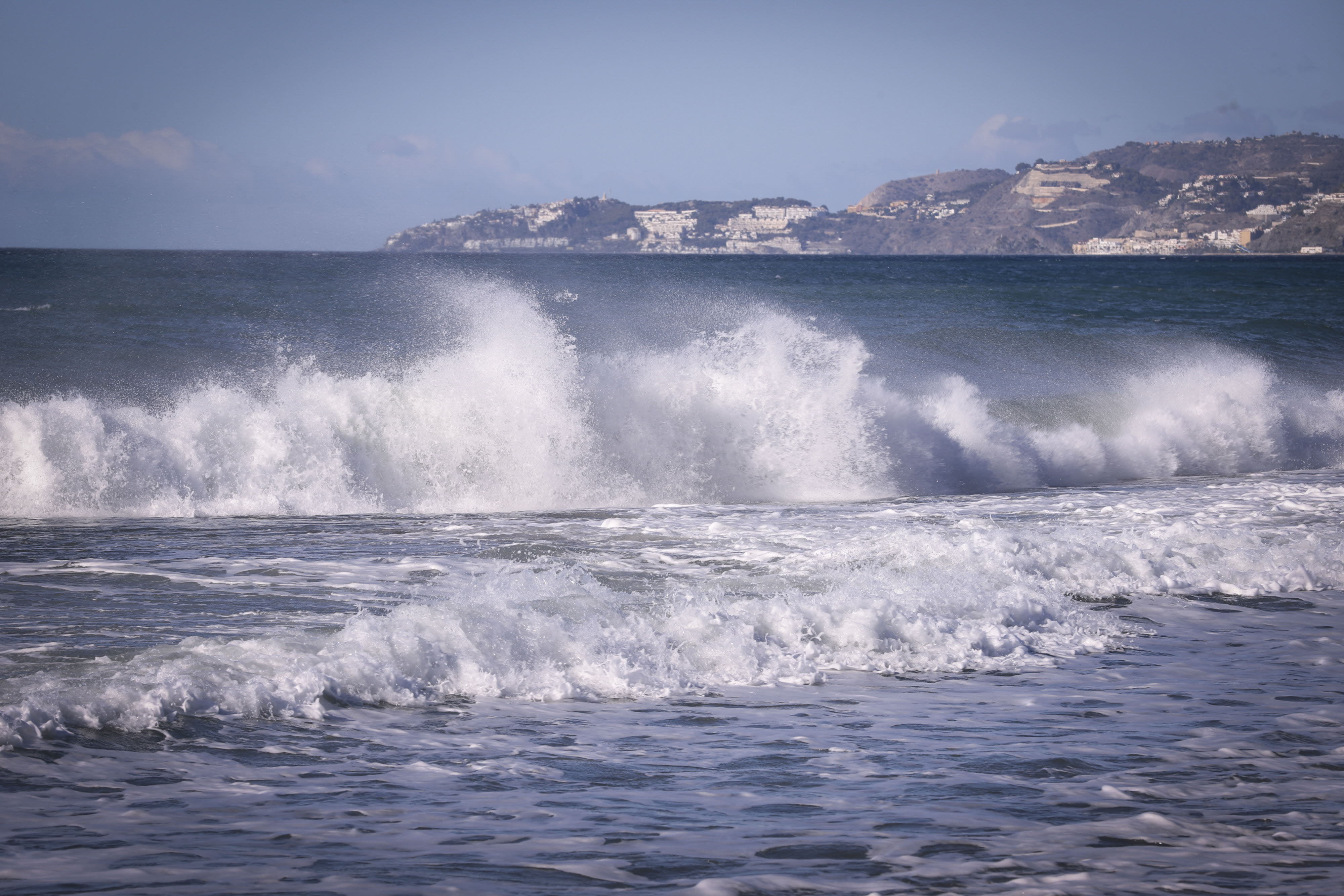 Temporal en la costa andaluza.