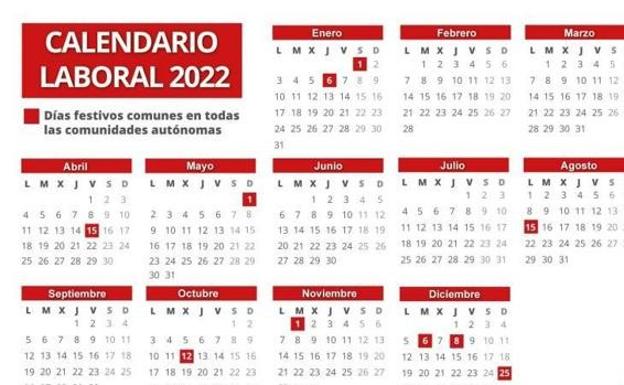 Calendario laboral: los festivos en Andalucía hasta Semana Santa