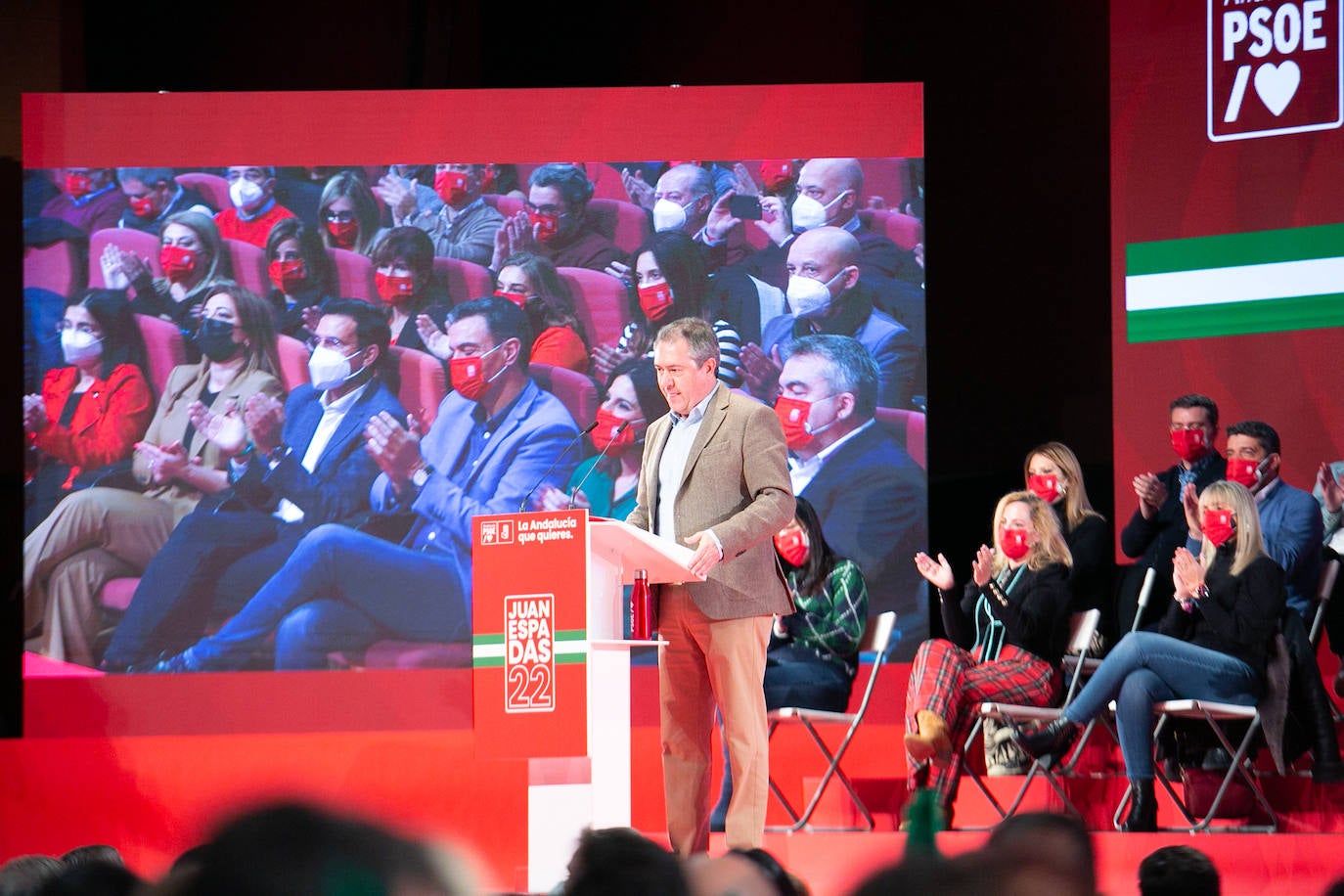 Juan Espadas presenta su candidatura para Andalucía en Granada