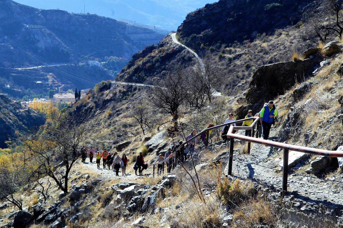 Las rutas por el Parque Protegido de Sierra Nevada cobran protagonismo en Lanjarón