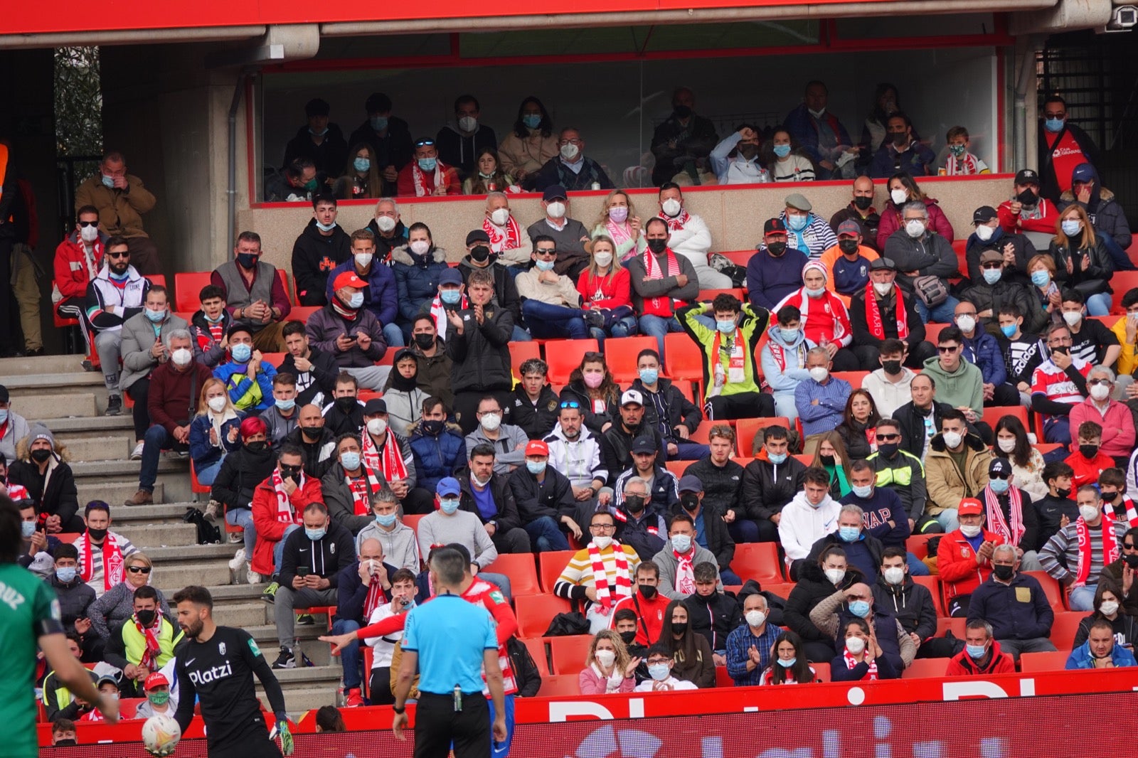 ¿Has estado en el partido entre Granada y Osasuna? Aquí puedes verte en tu localidad