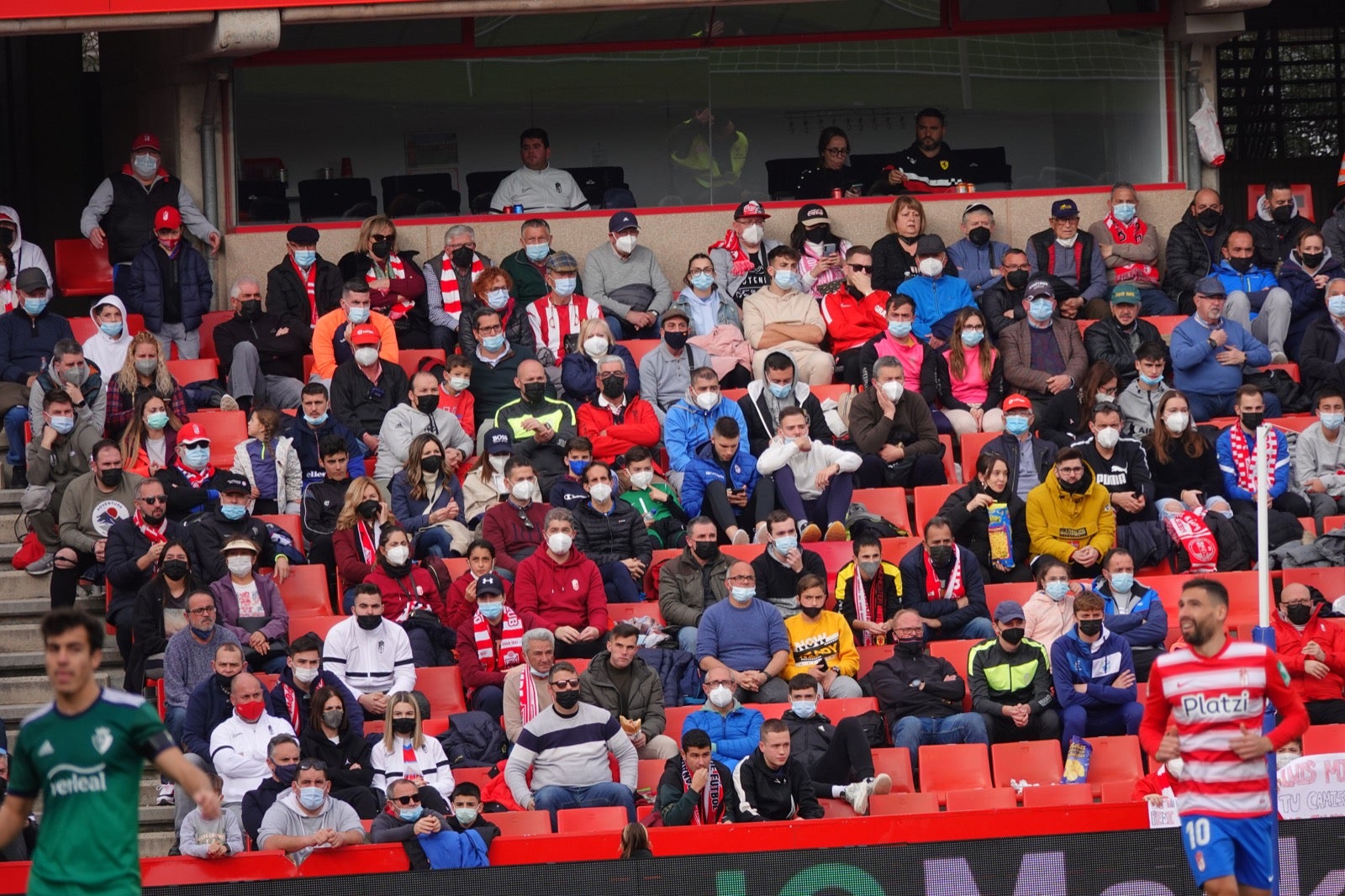 ¿Has estado en el partido entre Granada y Osasuna? Aquí puedes verte en tu localidad