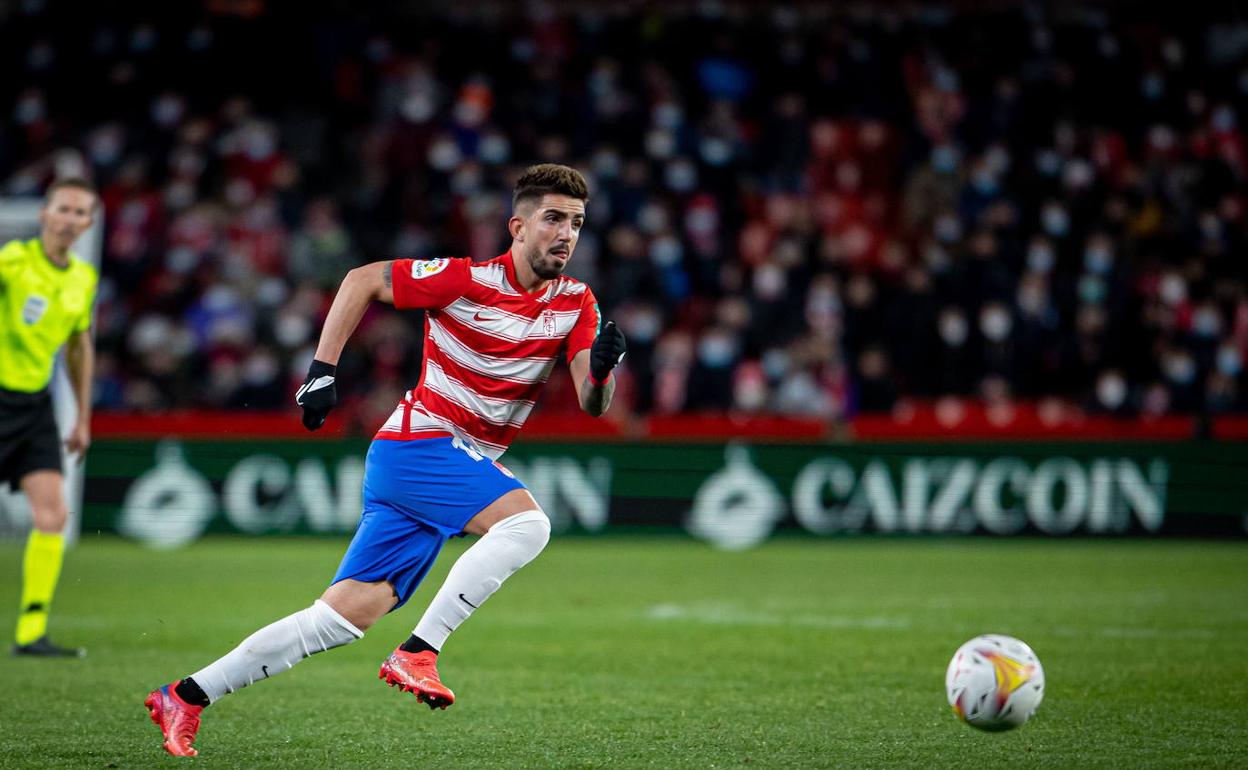 Monchu, en un partido anterior. 