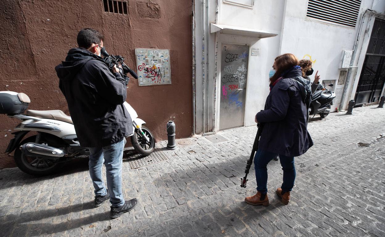 Lugar en la calle Padre Alcover donde fue agredido Castillo Higueras.