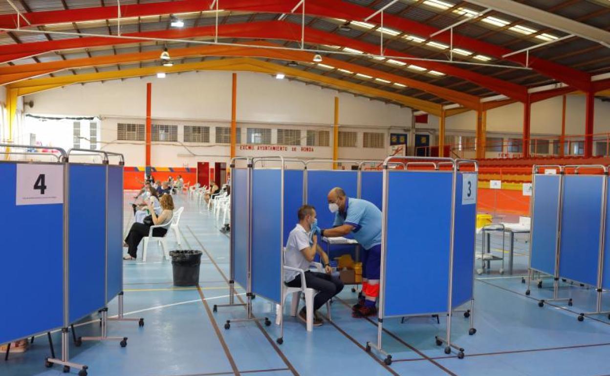 Vacunación en Andalucía. 