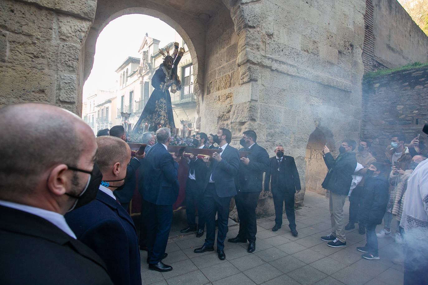 La Borriquilla y el Nazareno, por las calles de Granada.