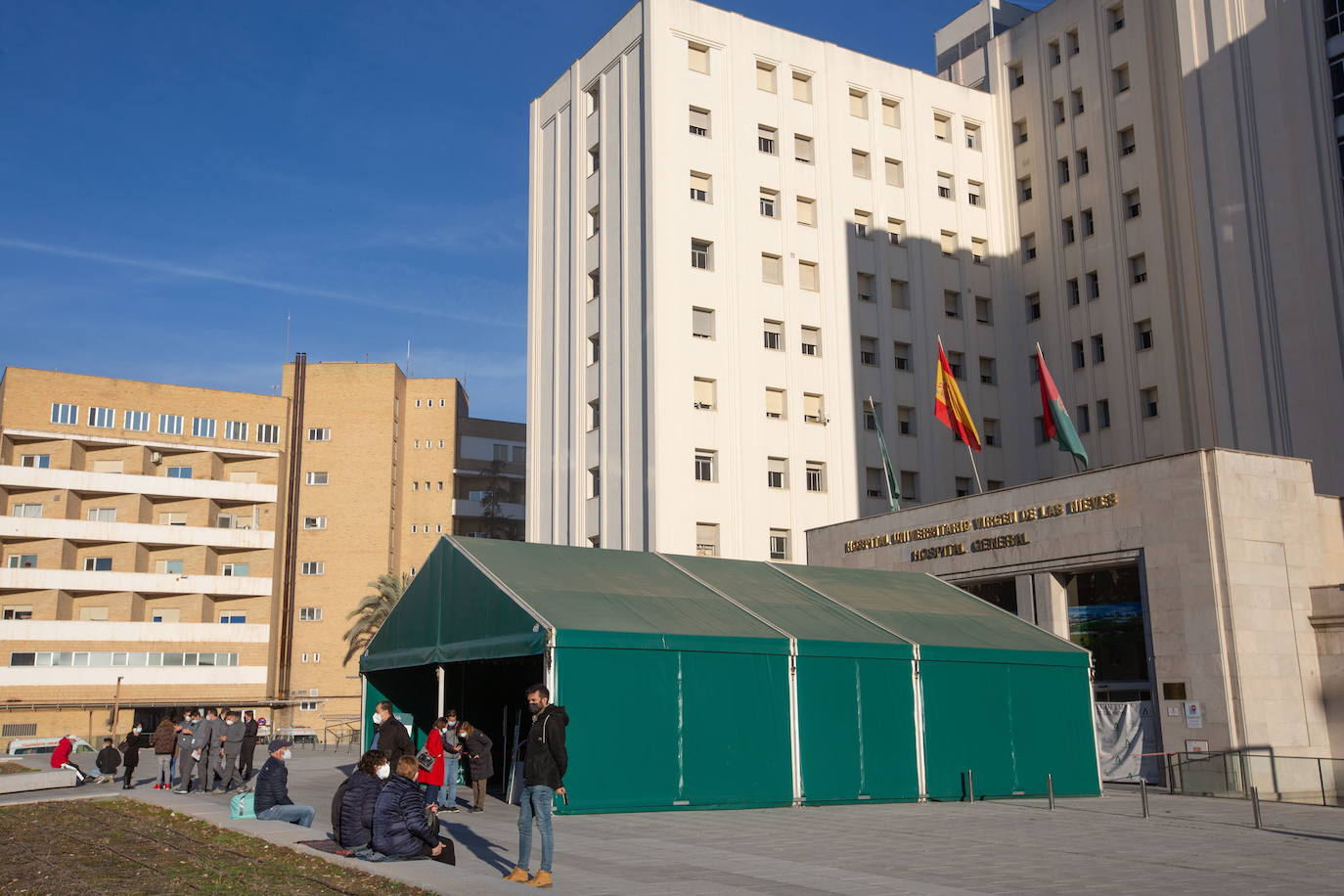 El hospital Virgen de las Nieves. 