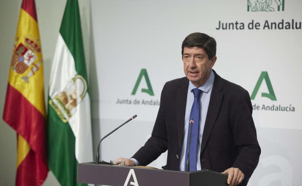 El vicepresidente de la Junta, Juan Marín. 