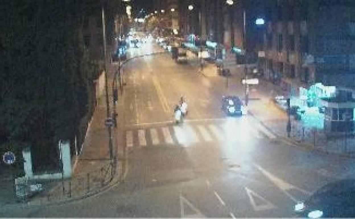 Tráfico en Poeta Manuel de Góngora a primera hora de este jueves