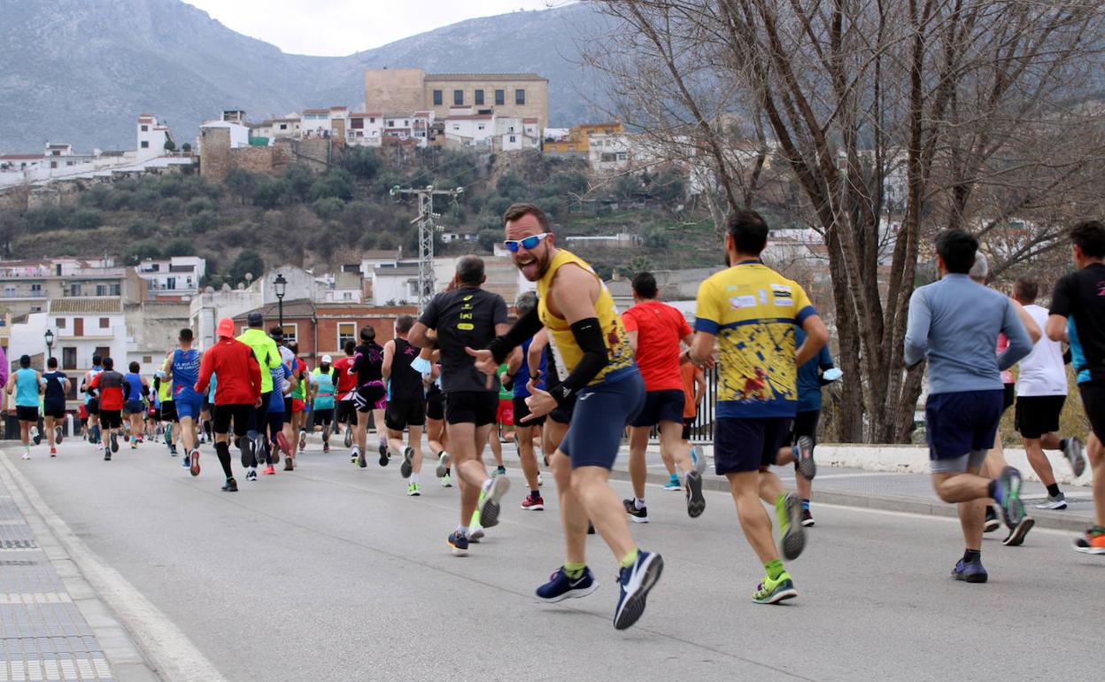 Un instante de la carrera.