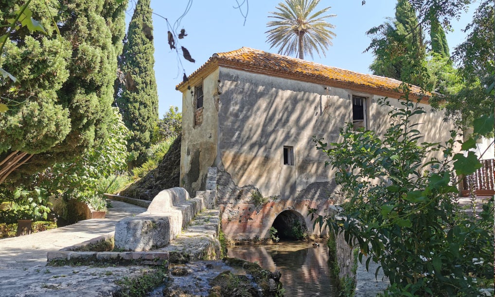 Molino ubicado en el Jardín Nazarí