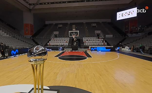 El Palacio de los Deportes, a vista de pájaro.