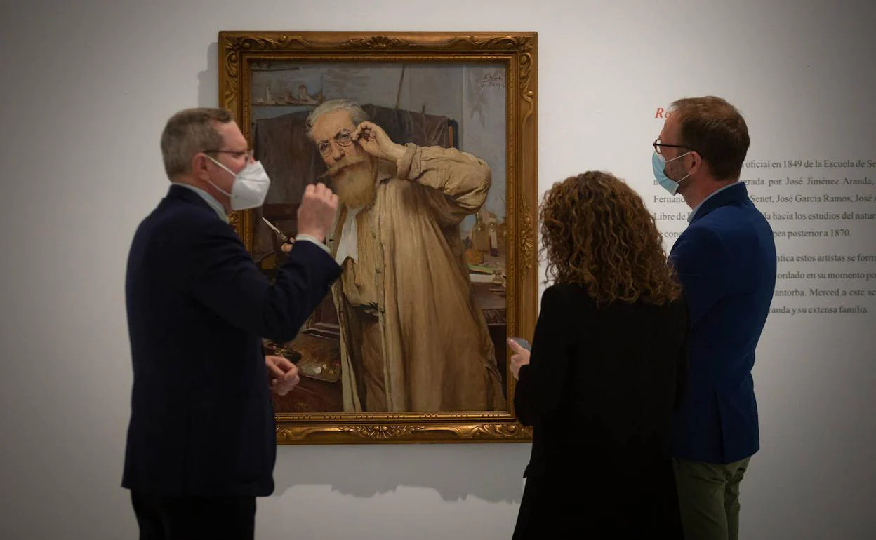 La exposición 'Obras emblemáticas del siglo XIX en la colección Cajasol', uno de los principales eventos de la Fundación CajaGranada en 2021. 