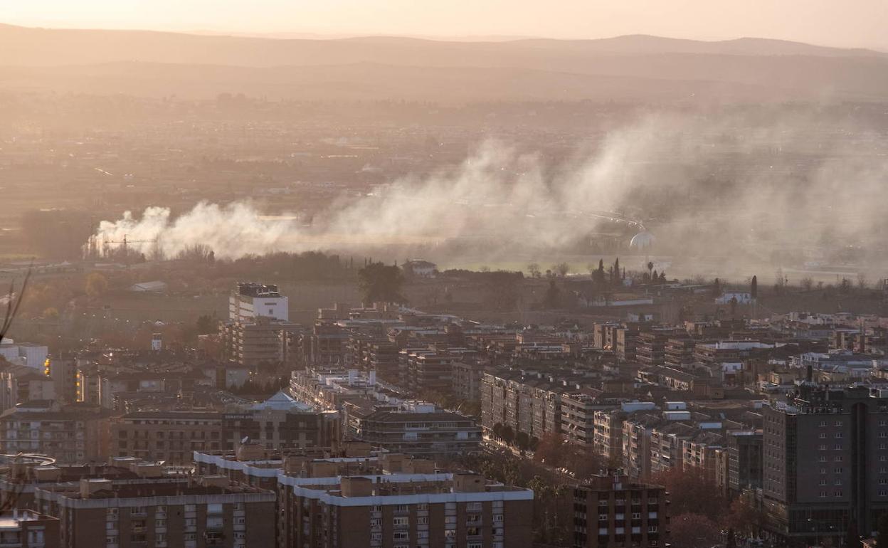 Contaminación en Granada.