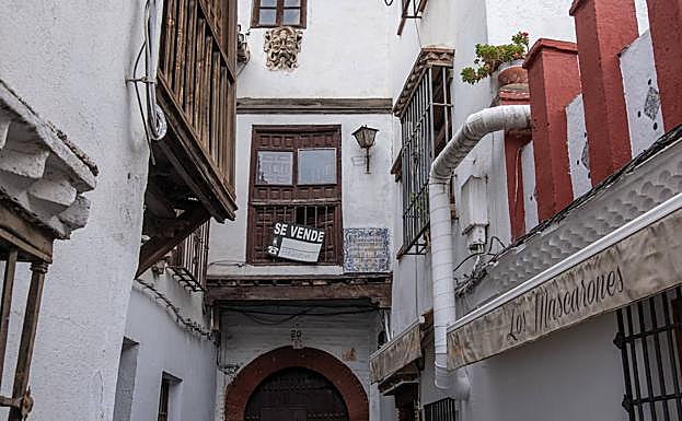Placa homenaje a Soto de Rojas en la Casa de los Mascarones. 