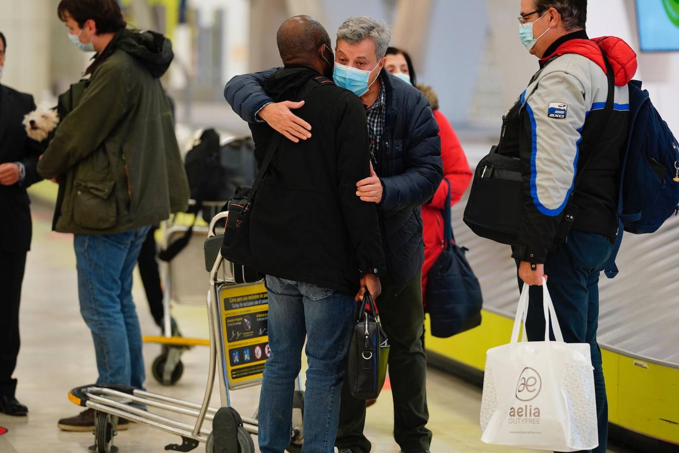 Llegada de los repatriados de Ucrania al aeropuerto de Madrid-Barajas.