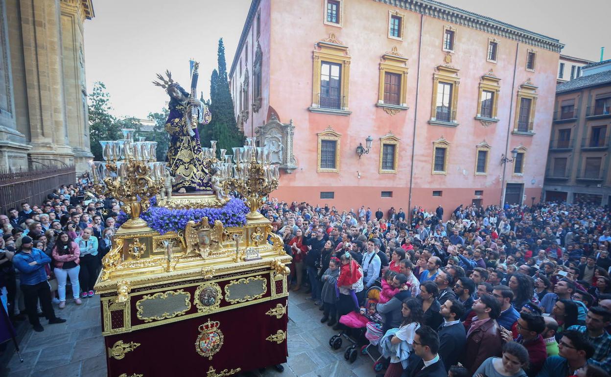 Viacrucis antes de la pandemia. 