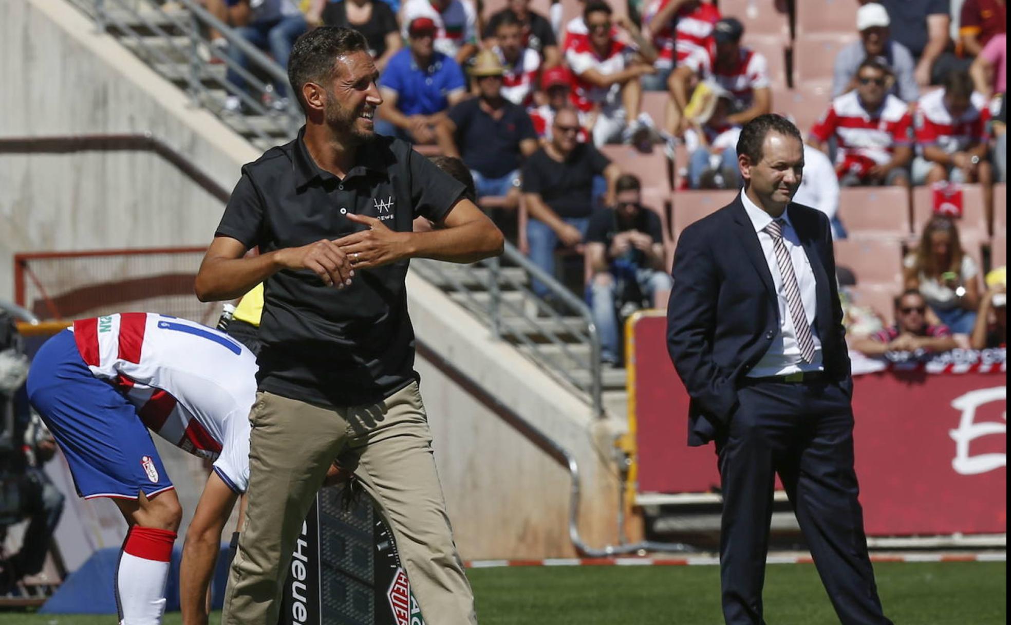 Lluis Planaguma, en primer término, tuvo su oportunidad con el Leganés en casa. 