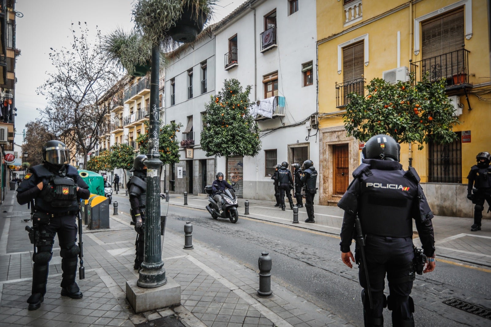 Desalojo de una casa okupa en el Realejo