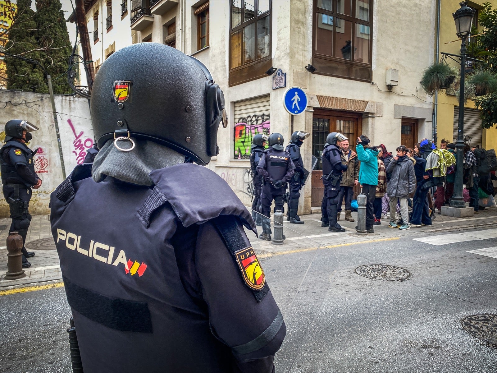 Desalojo de una casa okupa en el Realejo