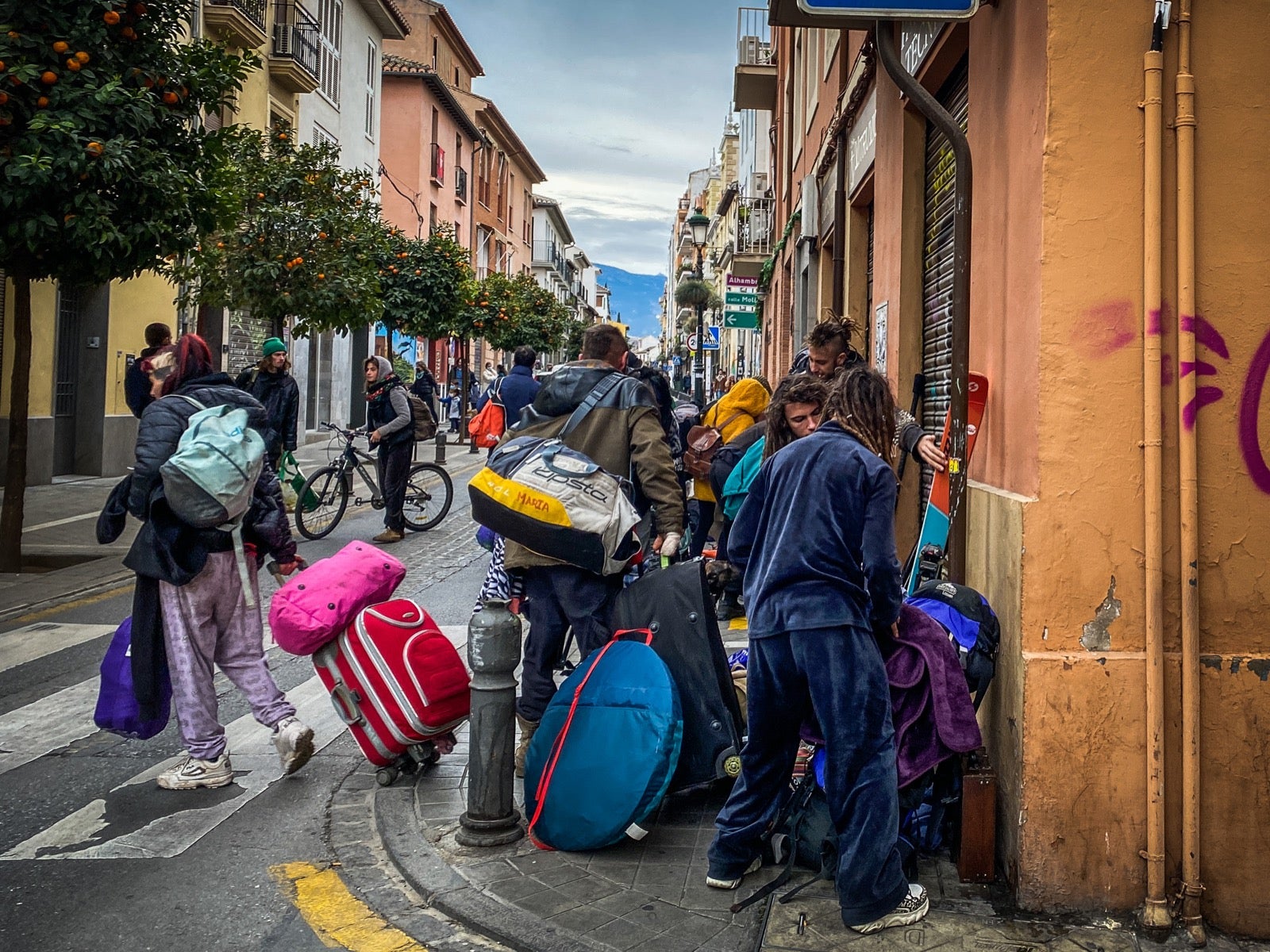 Desalojo de una casa okupa en el Realejo