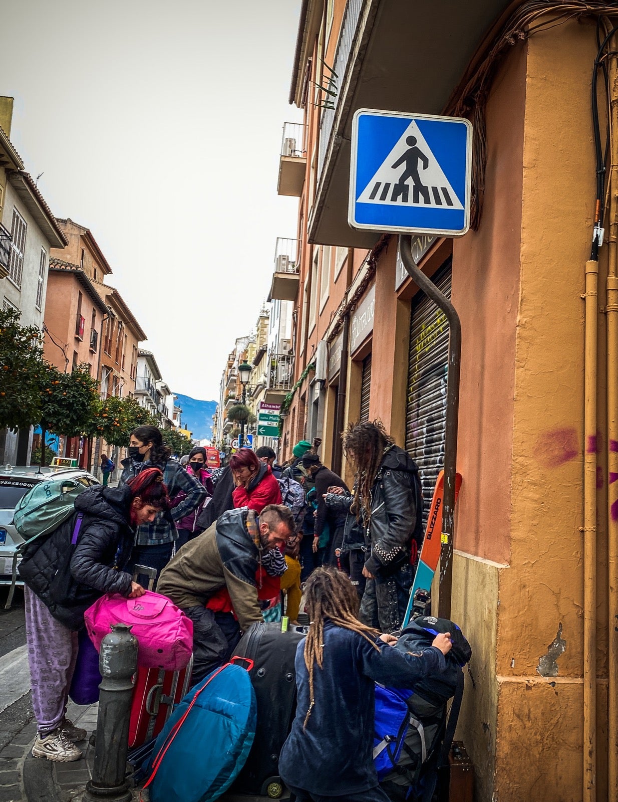 Desalojo de una casa okupa en el Realejo