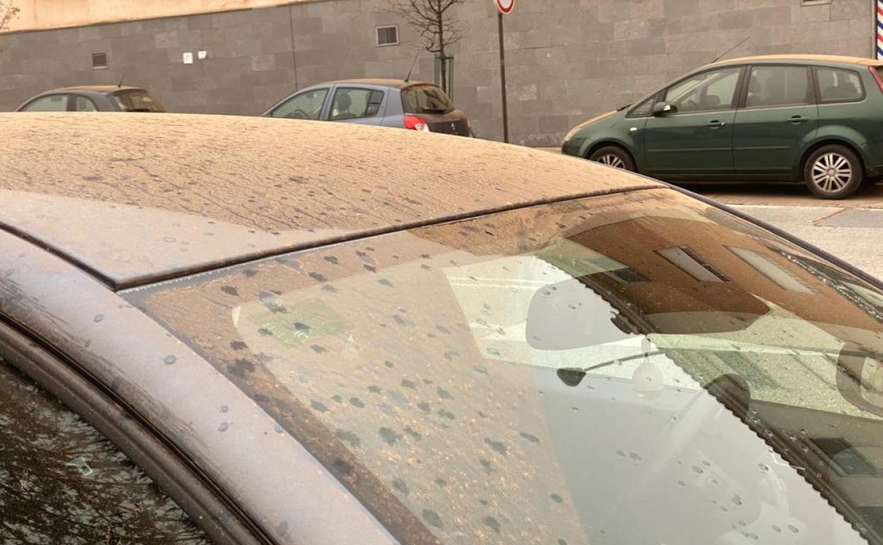 Lluvia de barro en Andalucía.