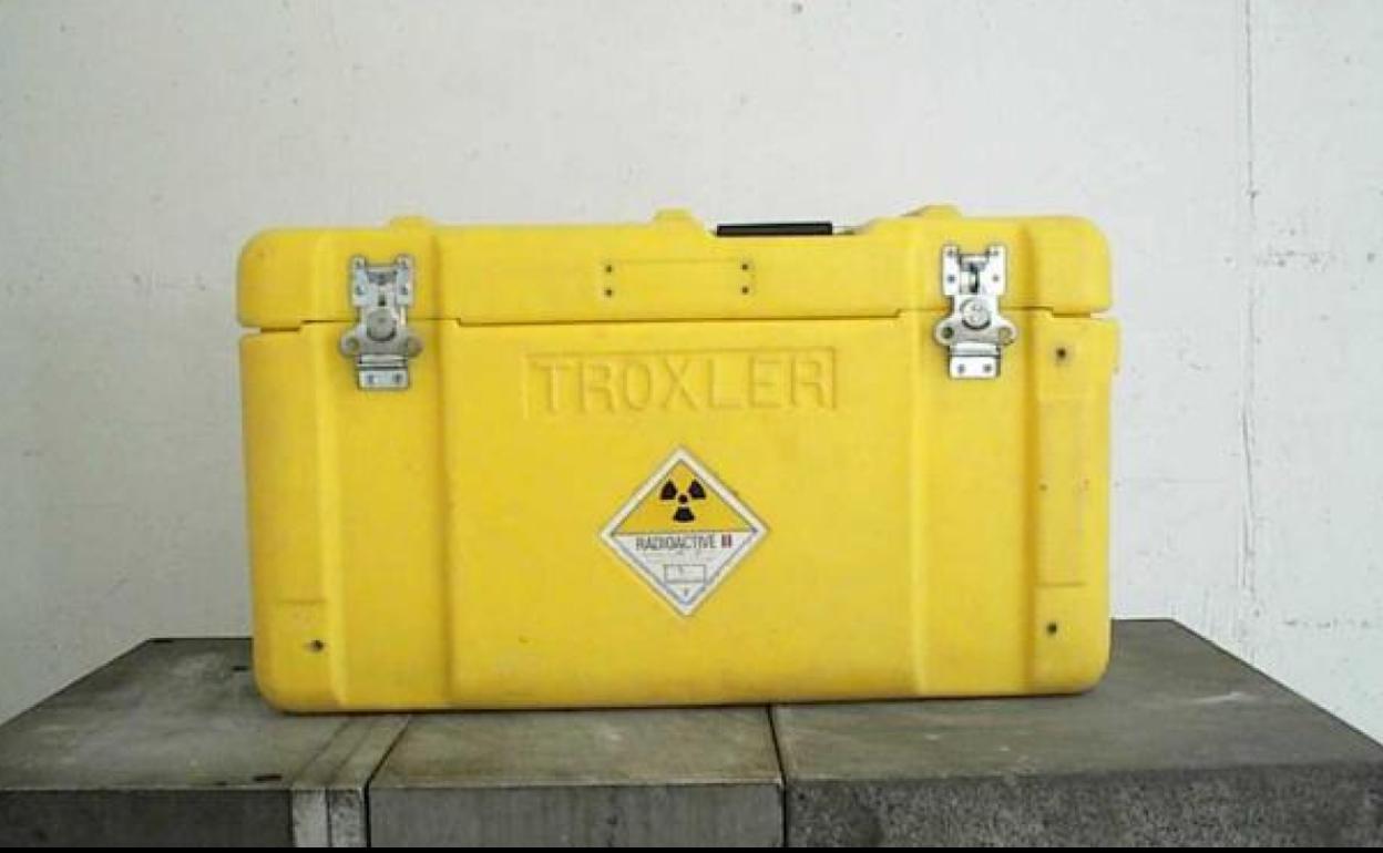 ispositivo radiactivo robado del CSN.