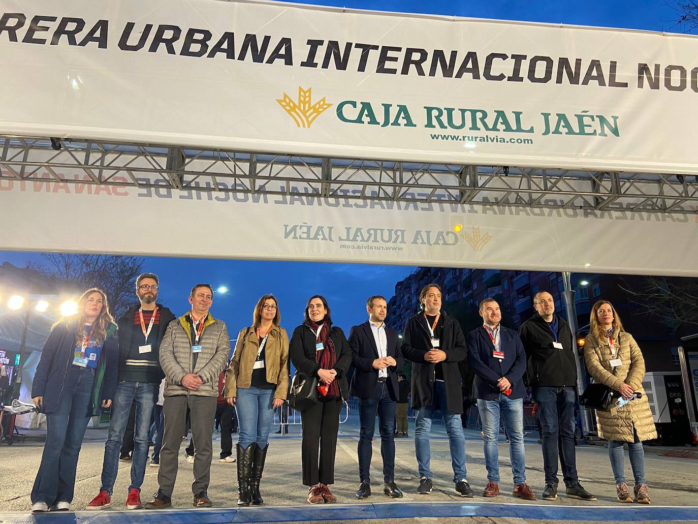 Ambiente en las calles de Jaén durante la carrera de San Antón