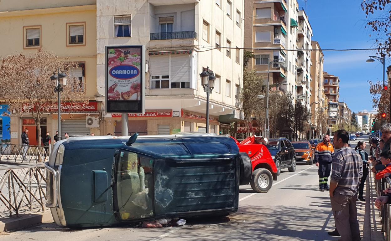 El siniestro se produjo en una zona muy concurrida.