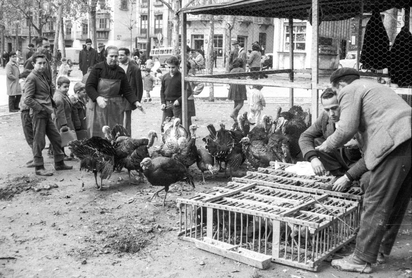 Plaza de la Trinidad en 1963.