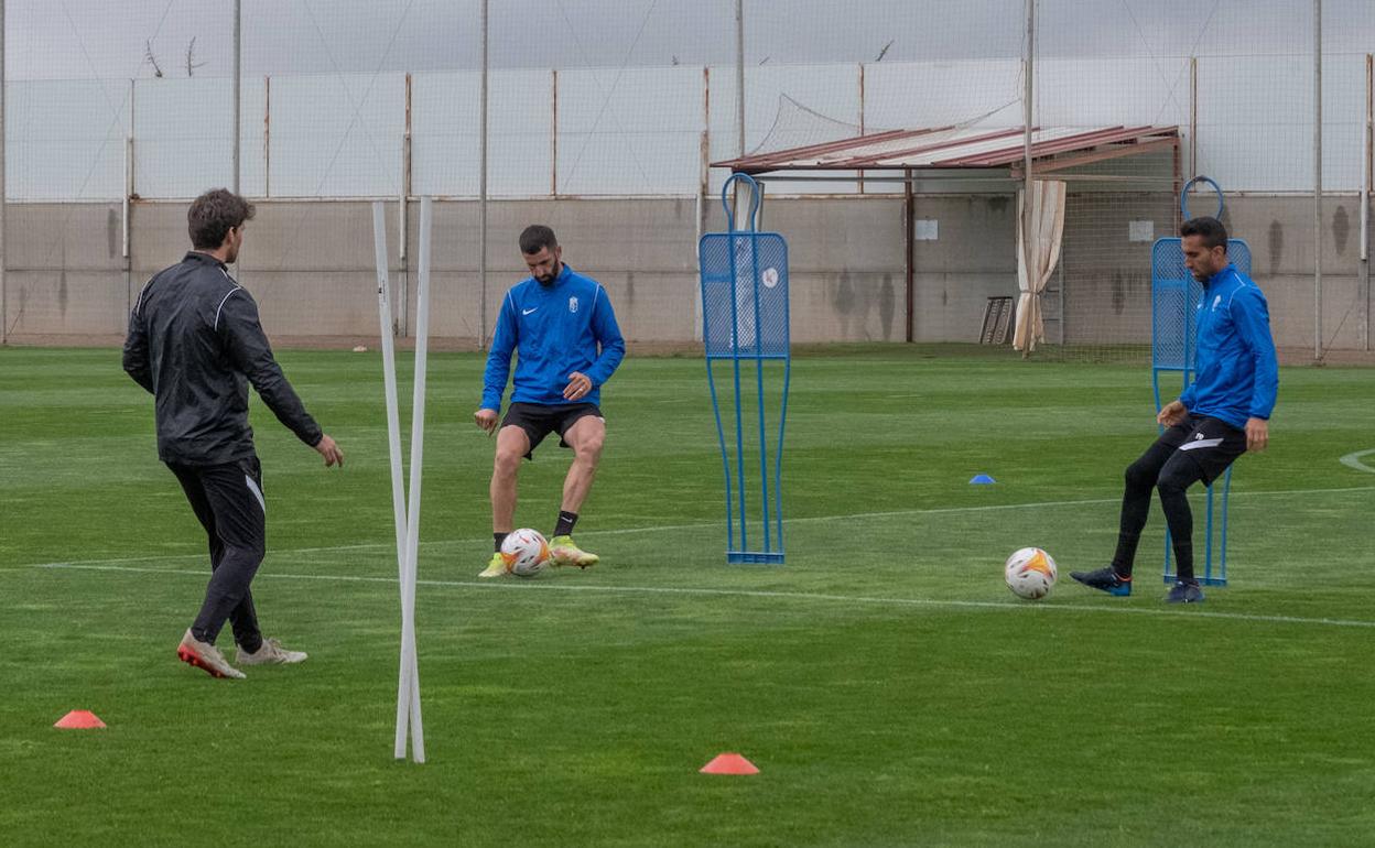 Gonalons y Montoro, durante su readaptación.