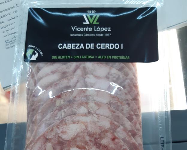 Cabeza de cerdo de Vicente López.